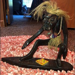 *** SOLD*** Cool Wooden Surfer Dude